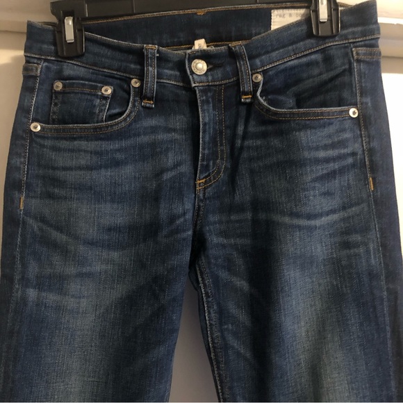 ❤️Rag & Bone Skinny Dark Wash Blue Jeans Parliament Size 26 - Picture 3 of 9